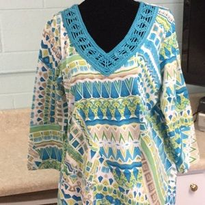 Colorful shirt by Alfred Dunner. NWOT